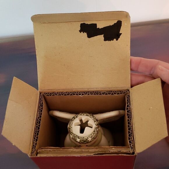 Ceramic Snow Angel Votive Candle Holder - Picture 9 of 10